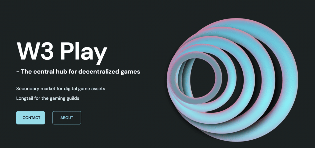 W3 Play - Play to Earn Games Portals