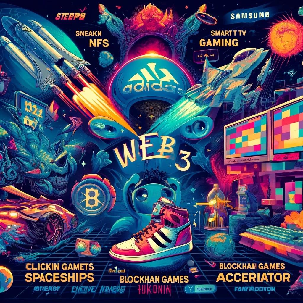 Web3 gaming news: Adidas & STEPN launch sneaker NFTs, Wilder World & Samsung bring gaming to Smart TVs, Nova Frontier X's space combat, and more.