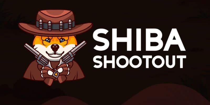 Shiba Shootout, cryptocurrency-themed game where Shiba Inu cowboys compete for rewards. Join $SHIBASHOOT presale now and be part of this meme coin journey!