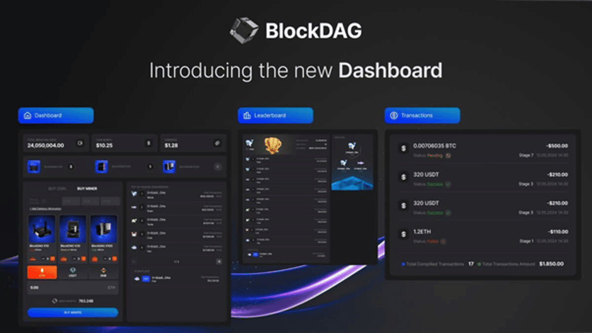 BlockDAG Dashboard Unveils Key Investors Amid Stellar Recovery & Bright HBR Outlook