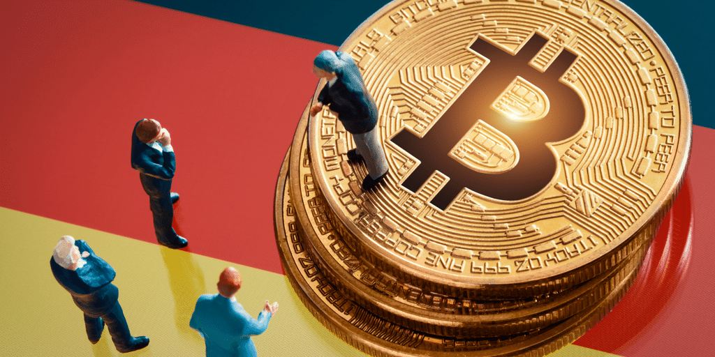 Germany’s Remaining Bitcoin Holdings Dip Below $1 Billion