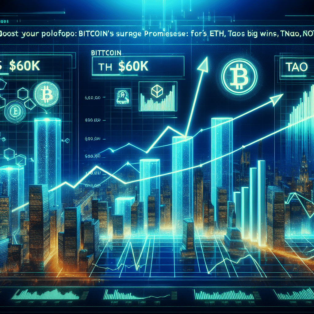 Boost Your Portfolio: Bitcoin’s Surge to $60K Promises Big Wins for ETH, SUI, TAO, NOT