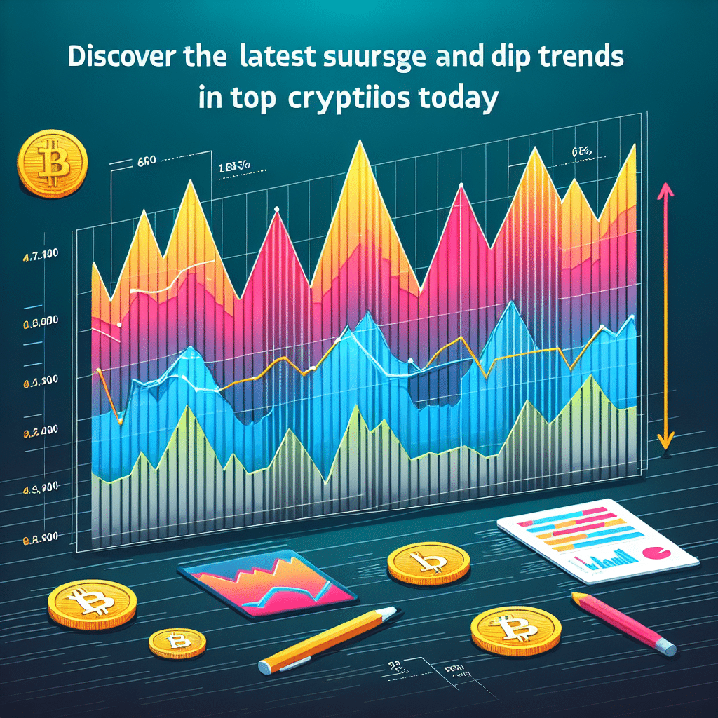 Discover the Latest Surge and Dip Trends in Top Cryptos Today