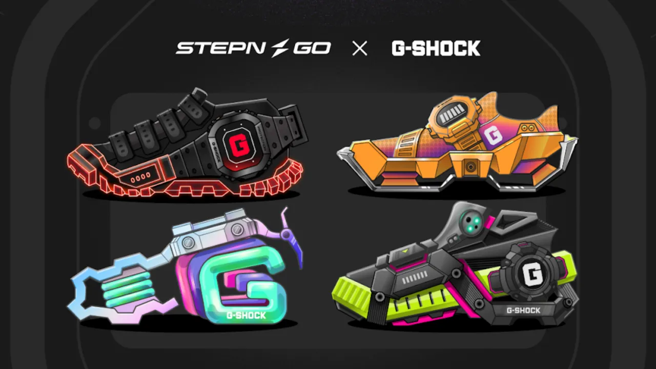 Stepn Go Launches Exclusive G-Shock NFT Sneakers