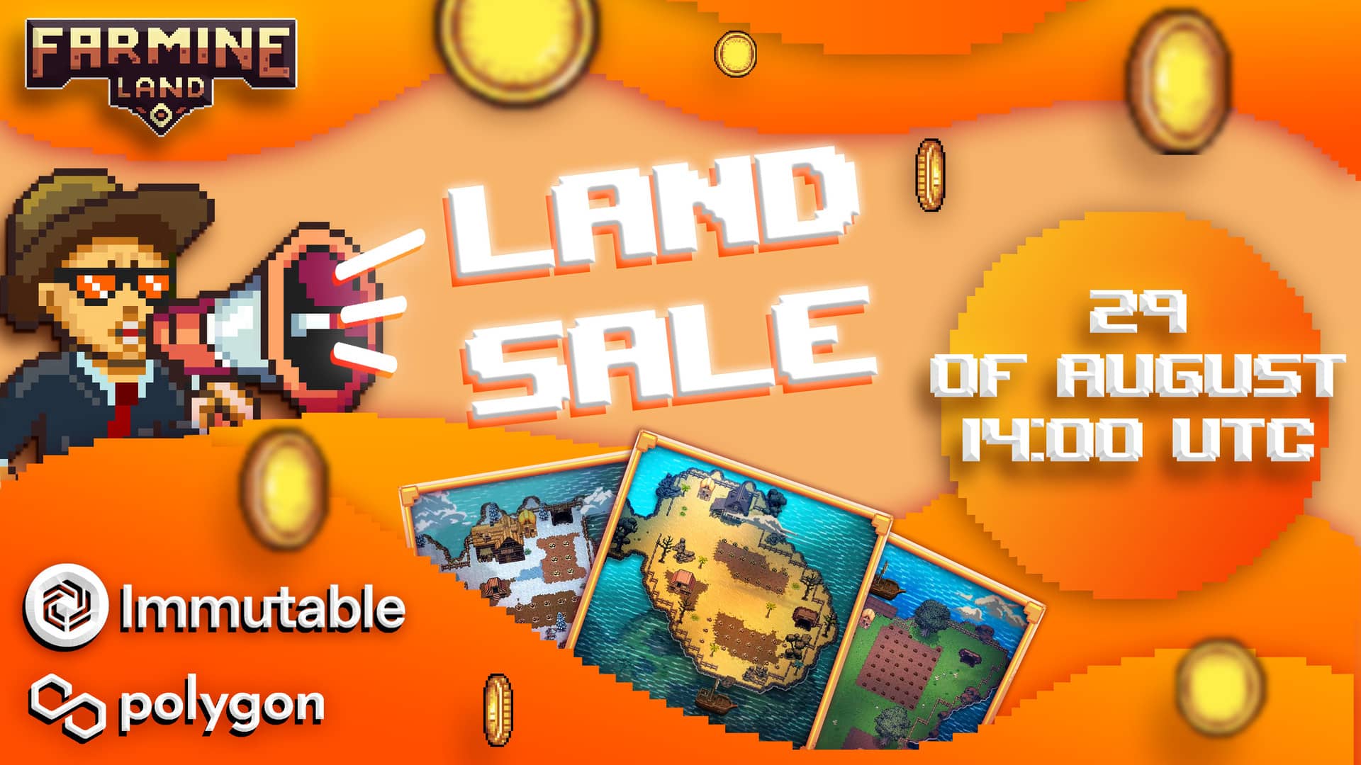 Grab Your Exclusive Pass to the NFT Land Sale – Don’t Miss Out on Farmine Land!