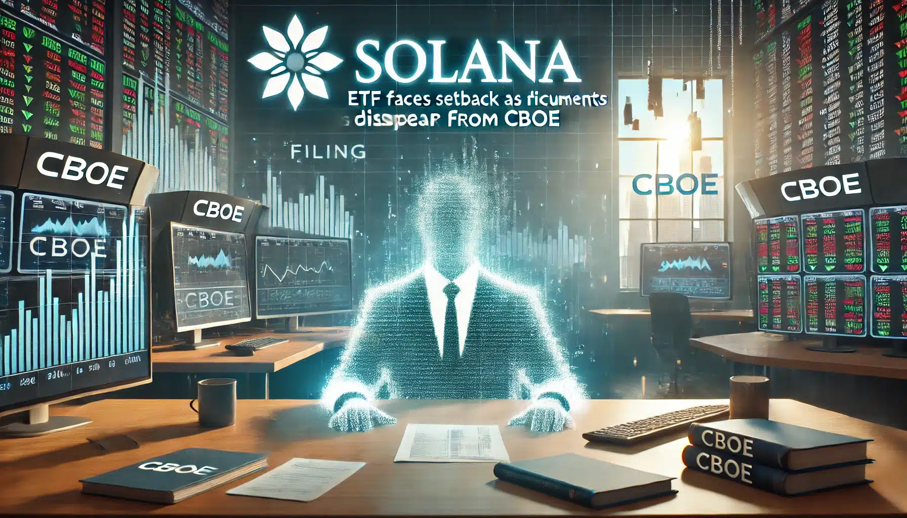 Solana ETF Faces Setback as Filing Documents Disappear from CBOE