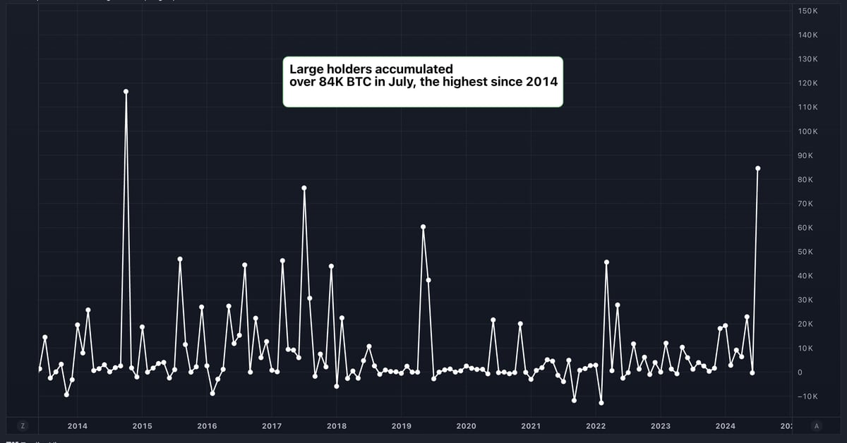 Whale Alert: Bitcoin Elite Scoop Up $5.4B in BTC – July’s Power Move Unveiled