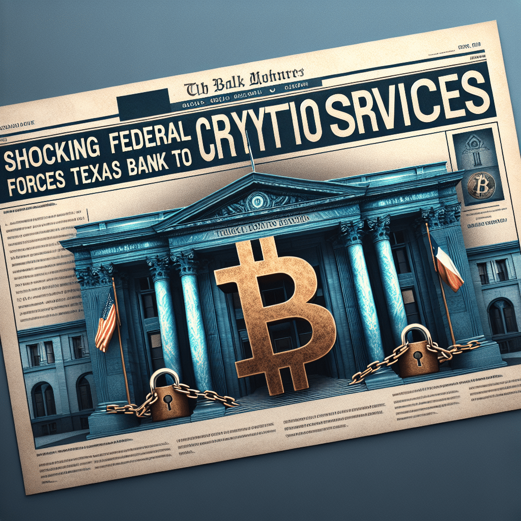 Shocking Federal Order Forces Texas Bank to Halt Crypto Services