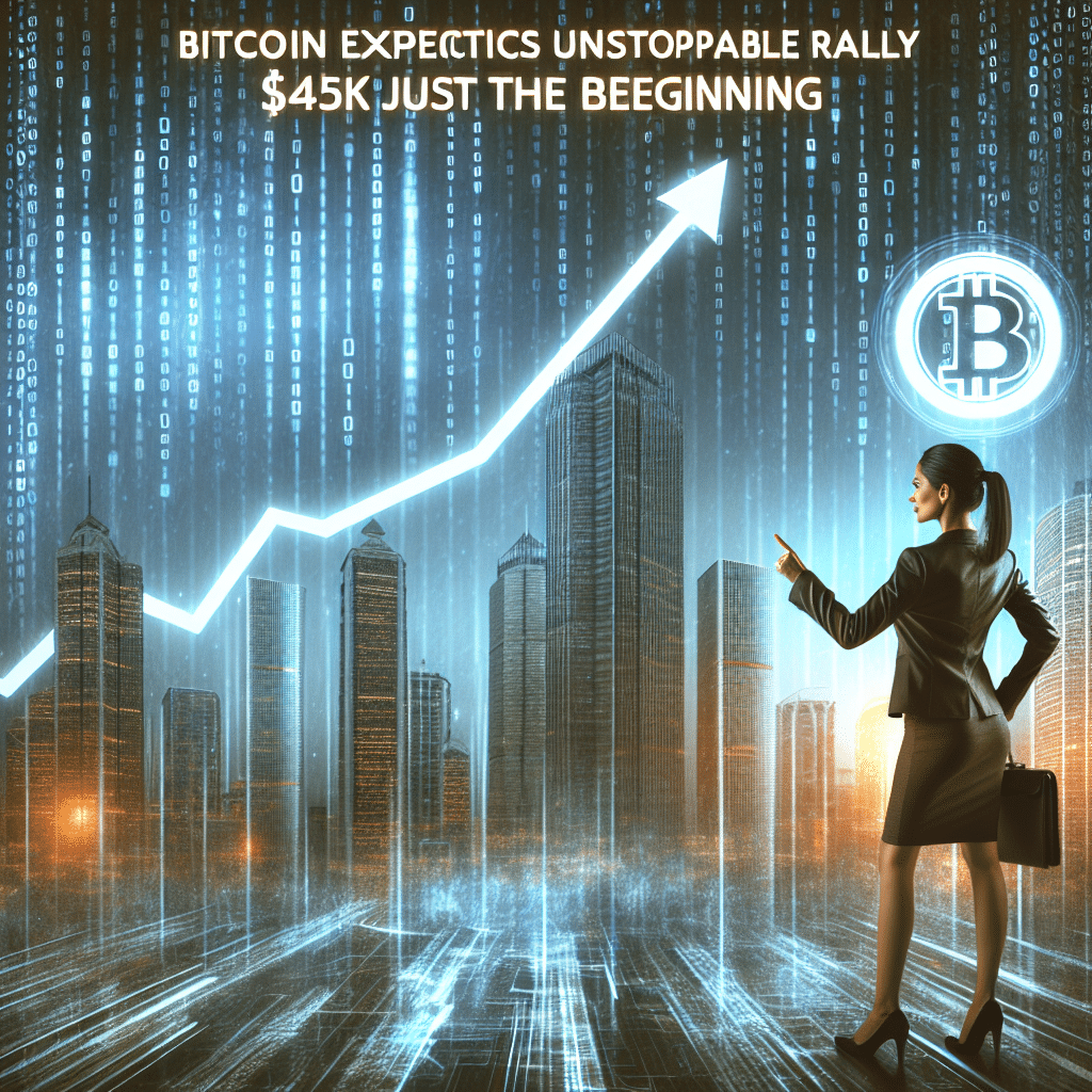 Bitcoin Expert Predicts Unstoppable Rally – $45K Just the Beginning