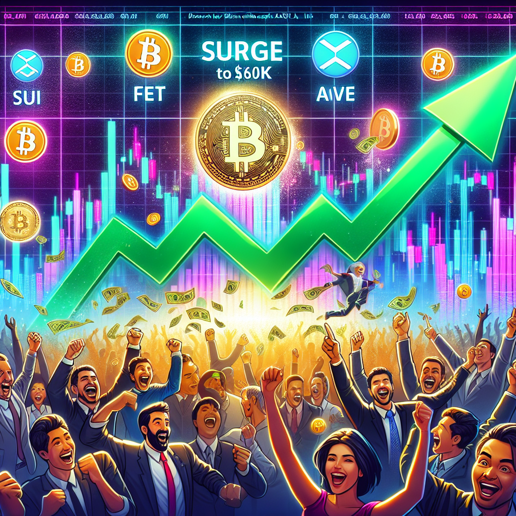 Surge to $60K: Discover How Bitcoin’s Climb Sparks Frenzy for FET, SUI, AAVE, INJ