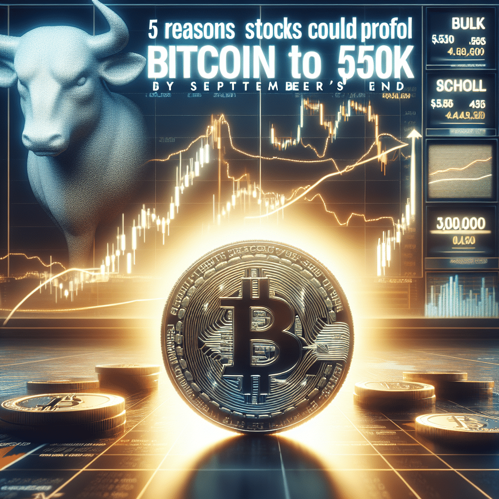 5 Reasons Stocks Could Propel Bitcoin to $50K by September’s End