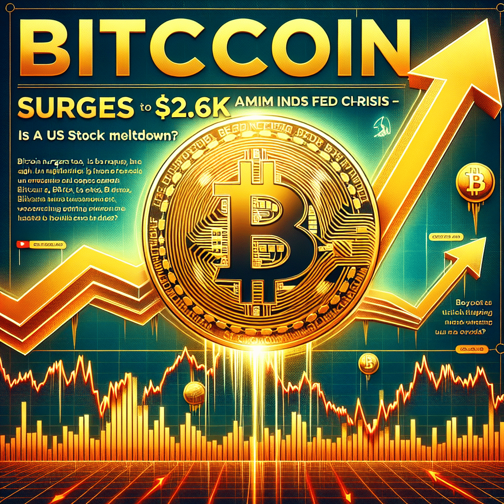 Bitcoin Surges to $62.6K Amid Fed Crisis – Is a US Stock Meltdown Next?