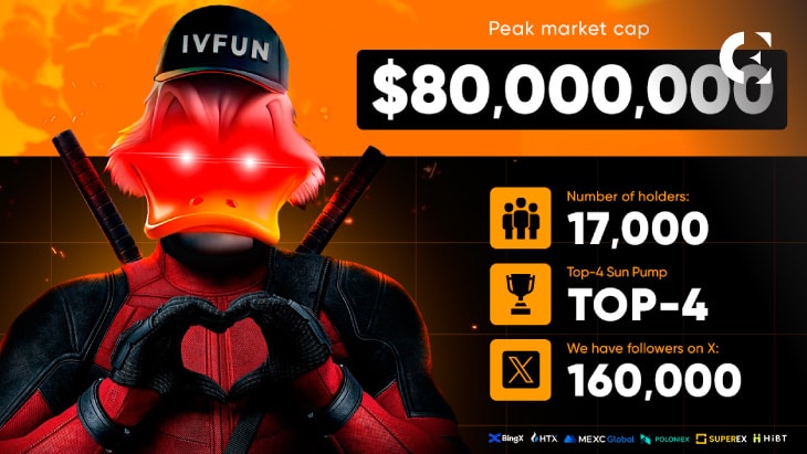 IVFUN Memecoin Launches on TRON's Sun Pump Network, Surpasses 17,000 Holders