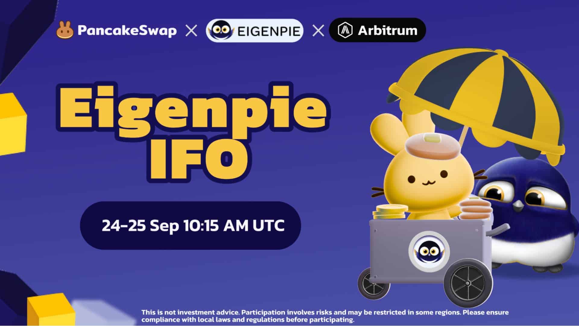 Discover the Debut IFO of PancakeSwap on Arbitrum with Eigenpie – A Game Changer!