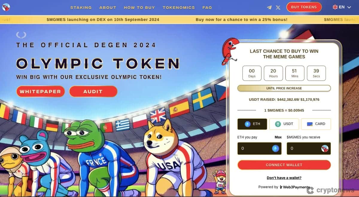 Don’t Miss Out! The Meme Games Token Claim and DEX Listing Tomorrow at 10 AM